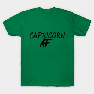 CAPRICORN AF BLACK T-Shirt